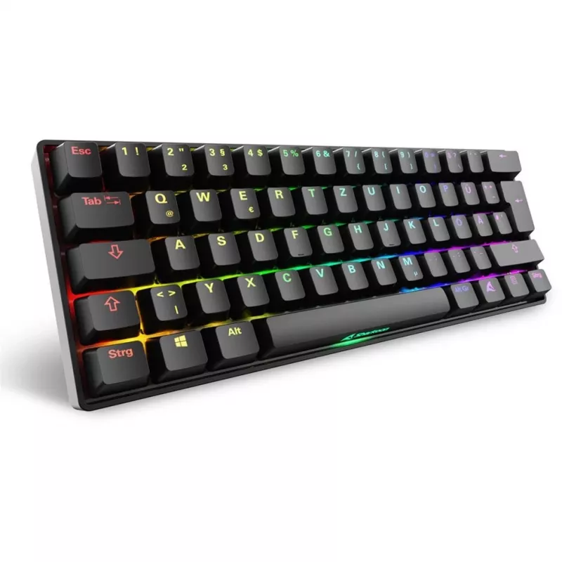 Sharkoon 100065629 klaviatūra Home USB QWERTZ vokiška juoda