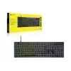 Mechaninė klaviatūra CORSAIR K55 CORE RGB juoda