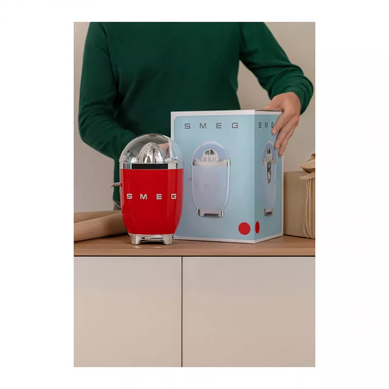 Elektrinė citrusinių vaisių spauda Smeg CJF11RDEU 70 W raudona nerūdijantis plienas