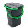 GreenBlue GB320BG nešiojamas kempingo tualetas-kibiras, juodas/žalias