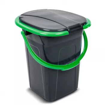 Šiukšlių dėžė Greenblue GB320BB juoda mėlyna plastikinė 19L