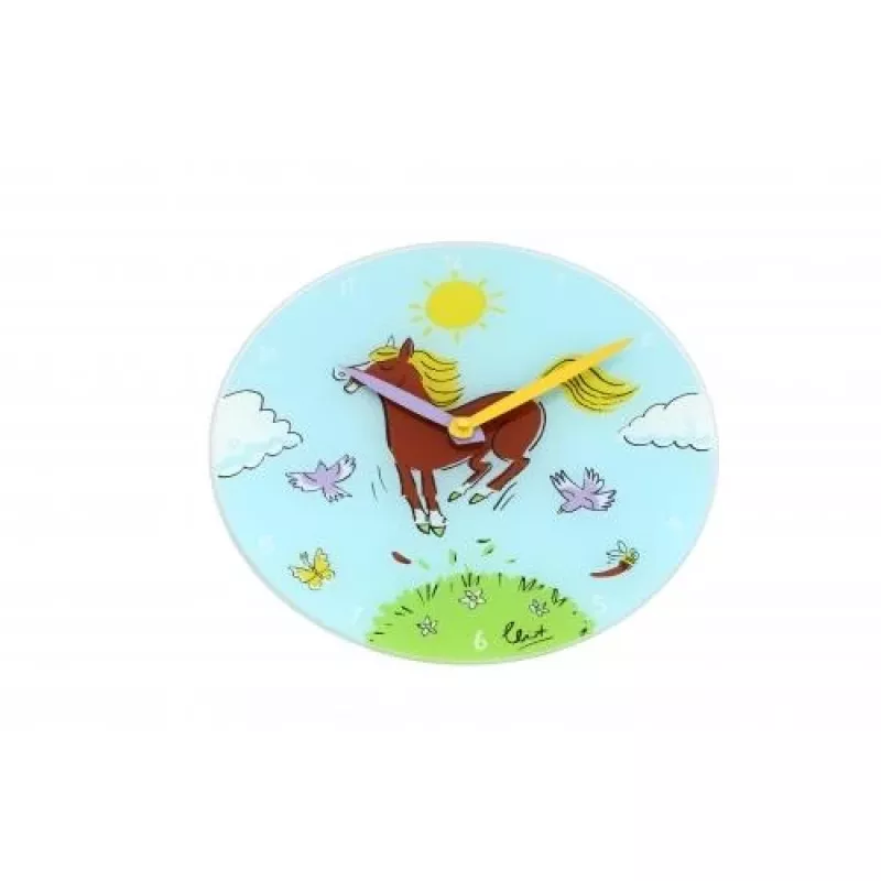 NeXtime klok 8812 Jump for joy, Ø30 cm, sieninis, mėlyna / įvairiaspalvis