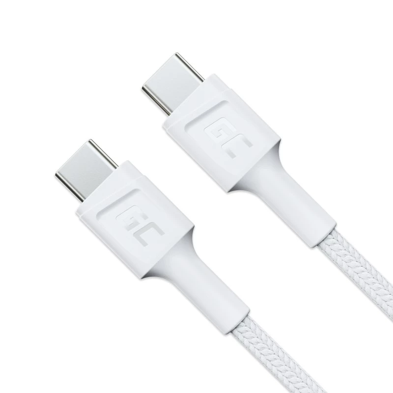 Greencell KABGC31W USB-C laidas 30 cm baltas