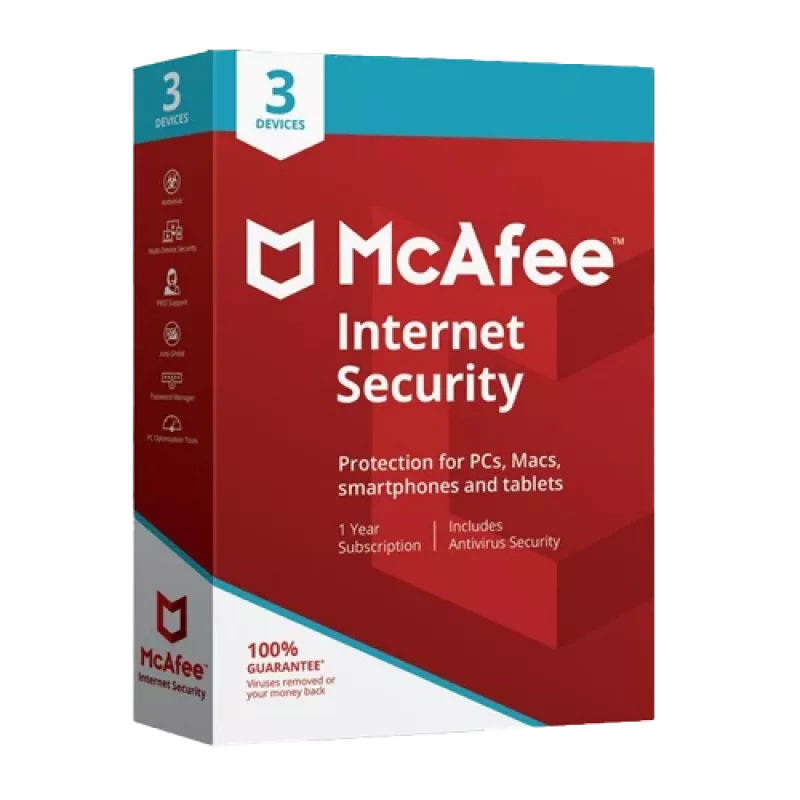 McAfee Internet Security - 3 vartotojai 1 metams, Pasaulinė