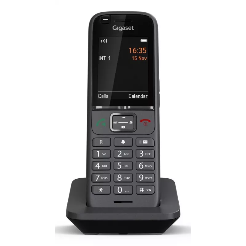 Gigaset N530 IP PRO + S700H PRO DECT belaidis telefonas su skambučio numerio atpažinimu, antracito spalvos