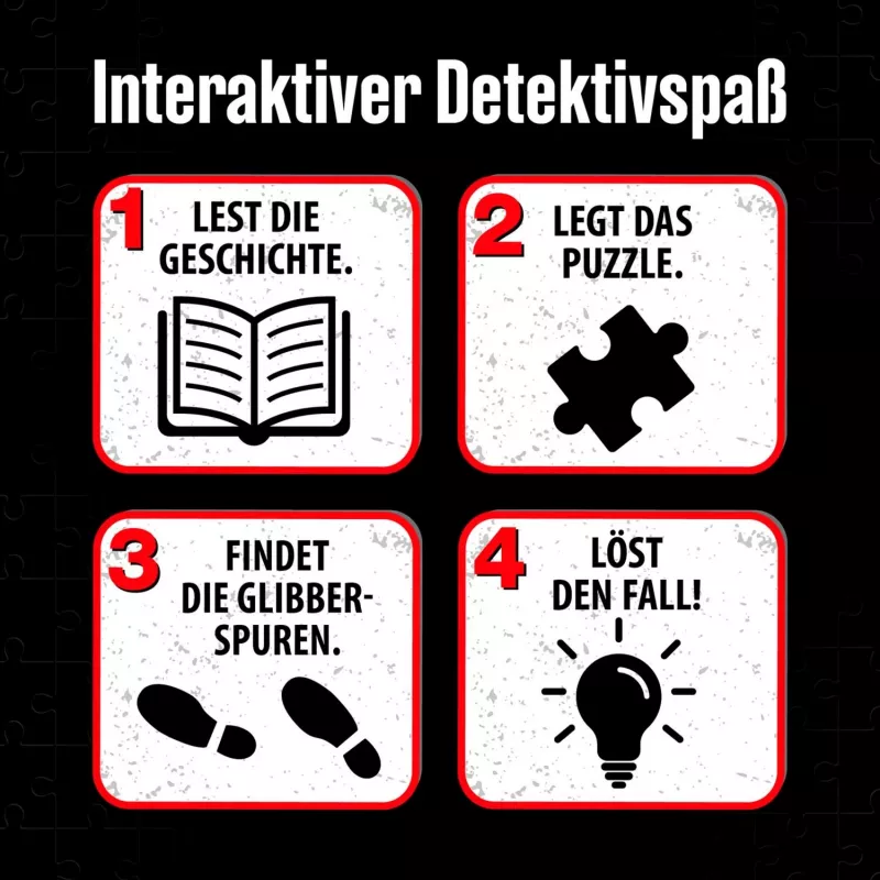 detective-Puzzle Die drei Kids: Vorsicht Glibberfalle (150 dalių)