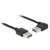 USB laidas DeLOCK 85176 USB 2.0 0,5 m juodas