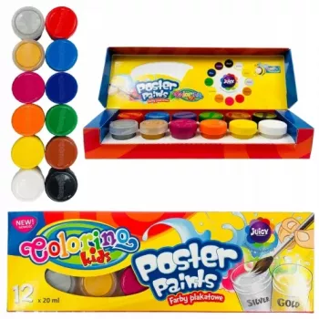 Colorino Kids Posteriniai dažai 12 spalvų 20 ml