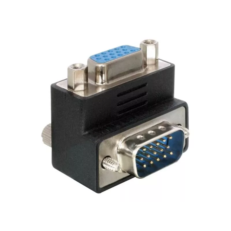 Delock Adapter VGA kištukas / lizdas 90° kampu (65171)