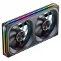 Ventiliatorių rinkinys 120mmx2 ARGB PWM, Jonsbo ZA-240 Infinity Mirror 240mm juodas