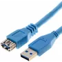 USB laidas Helos 014686 USB 3.2 Gen 1 3m mėlynas