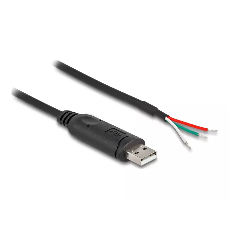DeLOCK adapterio laidas USB 2.0 Type-A į RS-485 2 m juodas