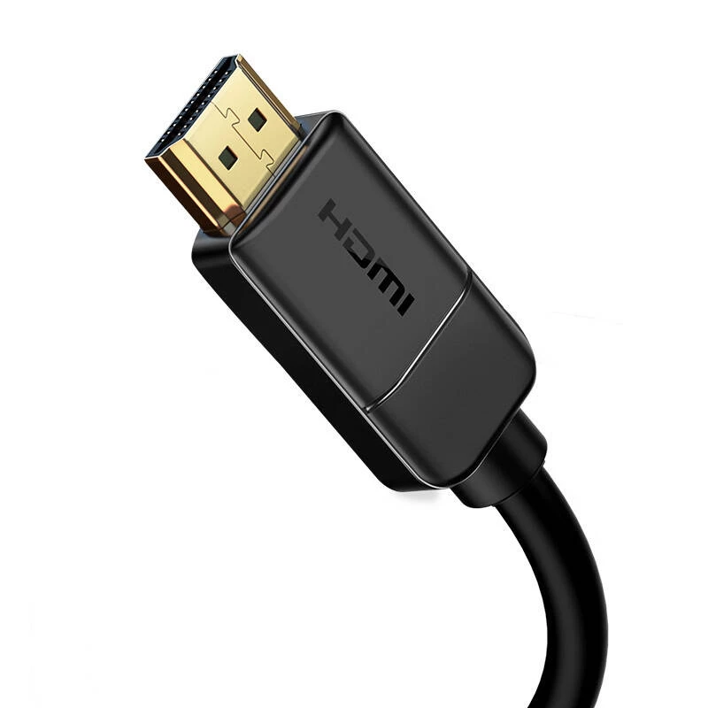 Baseus 2x HDMI 2.0 laidas 4K 30Hz, 3D, HDR, 18Gbps, 8m (juodas)