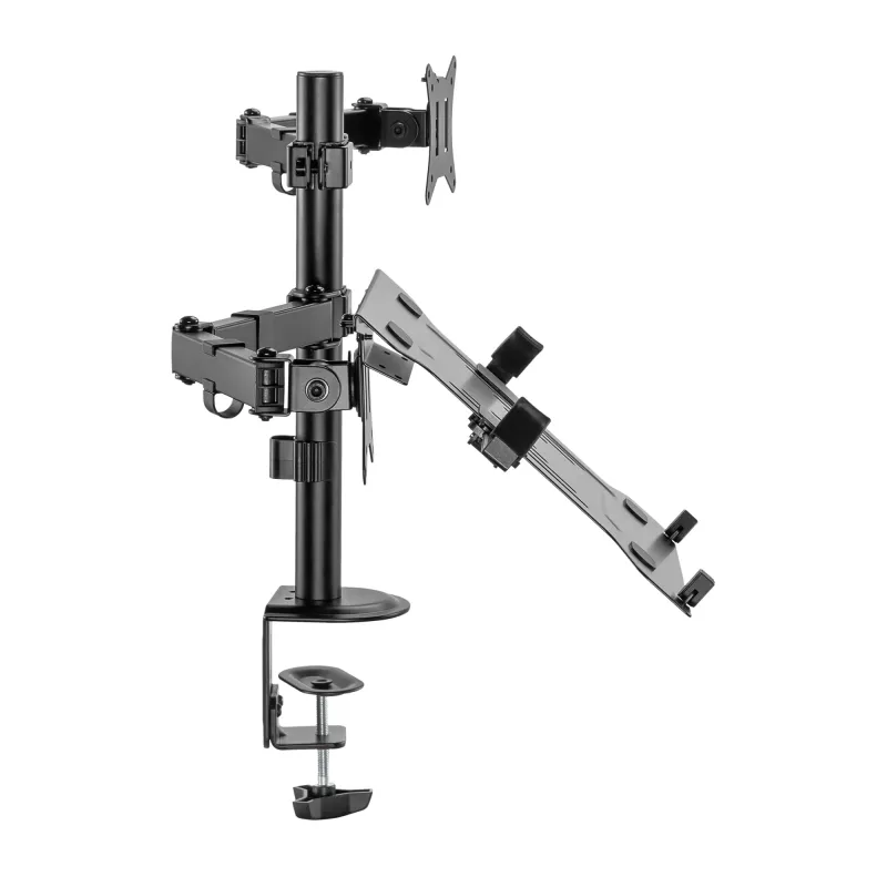 Sieninis monitoriaus laikiklis SBOX LCD-LM01-2 13–27 colių, max 12 kg, VESA 100x100