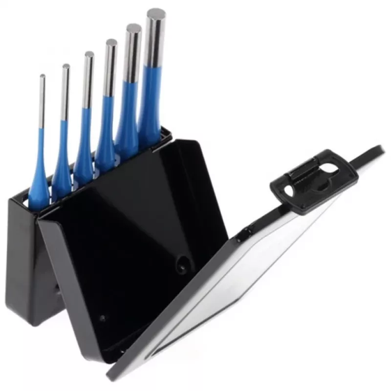 Splinttreiber rinkinys 316 D, 6 dalių (mėlynas, metalinėje dėžutėje)
