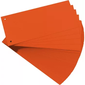 Kartoniniai skirtukai Herlitz 10843647, 100 vnt., oranžiniai