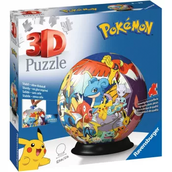 Ravensburger Pokemon 3D dėlionė 72 vnt. Animaciniai personažai