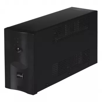 Gembird UPS-PC-652A nepertraukiamo maitinimo šaltinis (UPS) linijinis-interaktyvus 0,65 kVA 390 W 3 kintamosios srovės lizdai