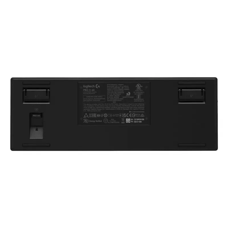 Logitech G PRO X 60 Lightspeed belaidė mechaninė klaviatūra (TACTILE-BLACK-CH-EMEA28I-935, 920-011907)