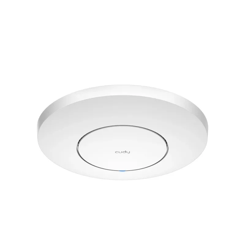 Belaidis prieigos taškas Cudy AP11000 — triju dažnių juostų Wi‑Fi 6 (2,4/5/6 GHz), 5760 Mbps, MU‑MIMO, montavimui ant lubų/sienos