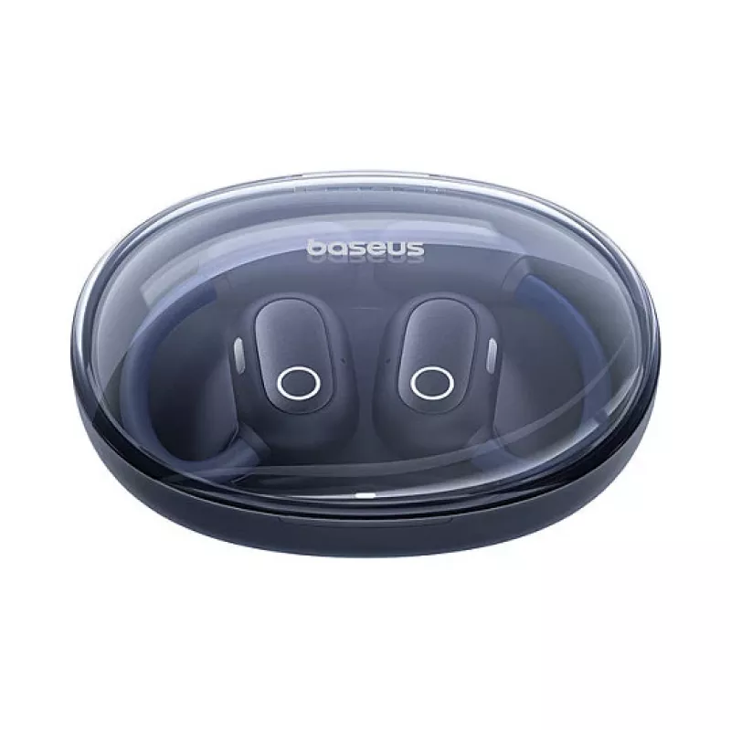 Baseus Eli Sport 1 atviro tipo belaidžiai ausinės Cosmic Black su USB laidu