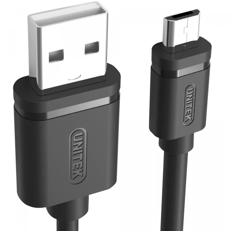 Unitek USB 2.0 laidas AM-microUSB BM, 2,0 m; Y-C455GBK