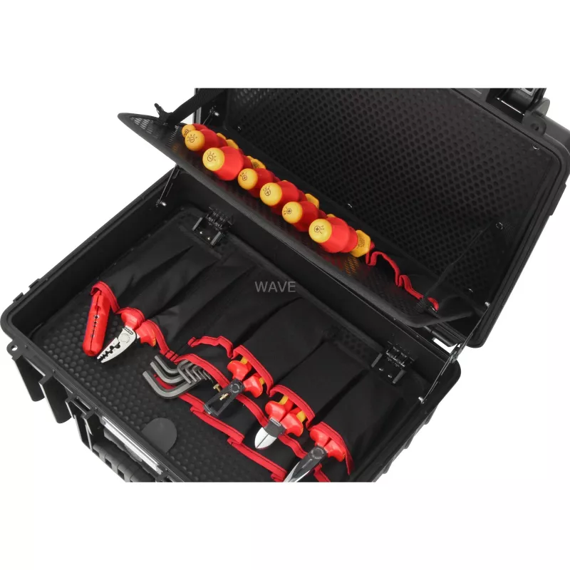 Įrankių dėžė Knipex Robust23 Start Black polipropileno PP 437x172x307 mm