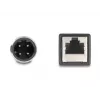 DeLOCK M12 adapterinis kabelis D-coded 4 kontaktų kištukas į RJ45 lizdą 50 cm