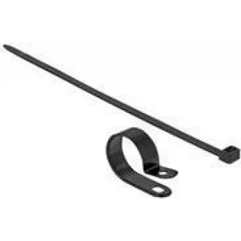 Kabelio kopėtėlė DeLOCK 18876 Nailonas Juoda 300mm 10 vnt.