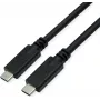 ROLINE USB 3.2 Gen 2 suderinamas laidas C-C ST/ST 10Gbit/s Emark 100W juodas - Laidas - Skaitmeniniai/Duomenys