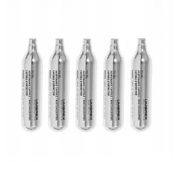 CO2 kapsulės UMAREX KOL.121-229 12 g metalinės, pakuotė po 5 vnt.