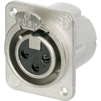 Neutrik NC3FD-LX-M3 Sidabrinis jungties aksesuaras