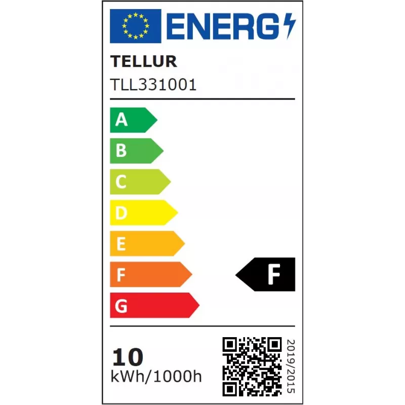 Tellur WiFi išmanioji lemputė E27, 10W, balta/šilta, reguliuojamas ryškumas