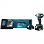 Sukimo variklis Makita DTW300RTJ 3200 aps/min, 18V, 2 akumuliatoriai