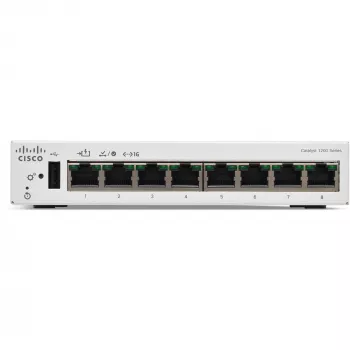 CISCO Catalyst 1200 8 prievadų GE stalinis išplėstinis maitinimo šaltinis PoE įėjimas