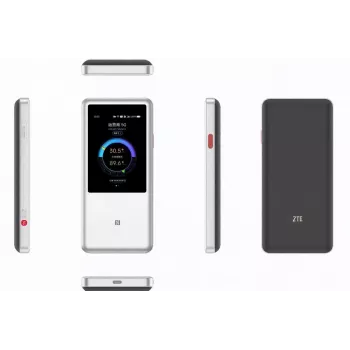 Nešiojamas maršrutizatorius ZTE U60 Dual Band Wi‑Fi 802.11ac | 2,4/5 GHz, NanoSIM, USB‑C, iki 64 įrenginių
