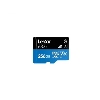 Lexar 633x 256 GB MicroSDXC UHS-I Class 10 atminties kortelė