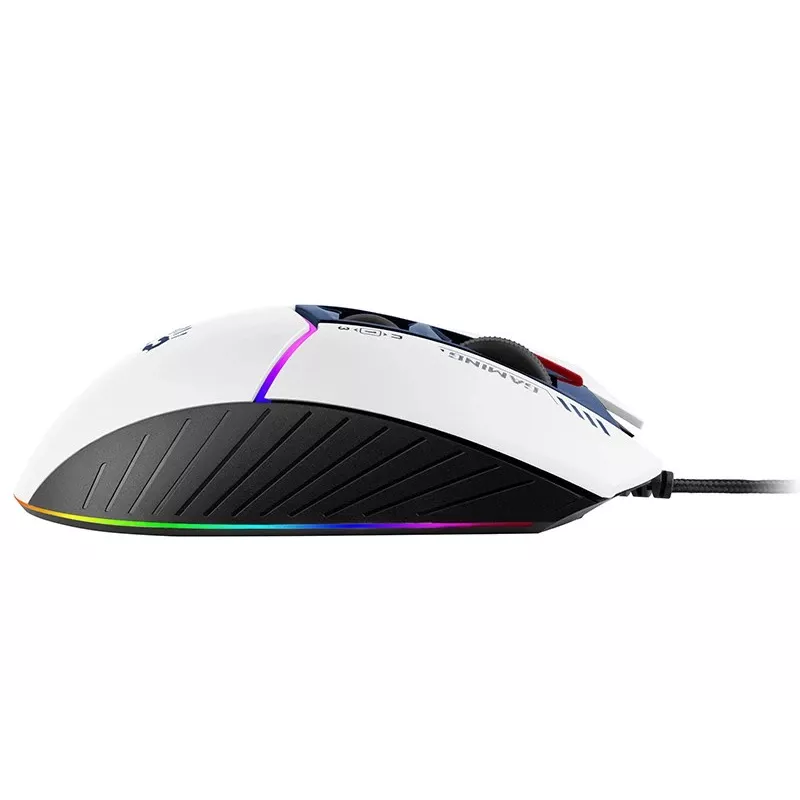 Žaidimų pelė A4Tech Bloody W95Max USB – dešinei rankai, balta, 12000 DPI, 1 ms, 250 ips, 125/2000 Hz