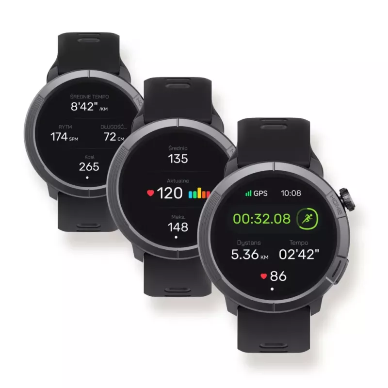 Stelio STSWA102BT Activ Pro GPS laikrodis 46mm juodas titano korpusas