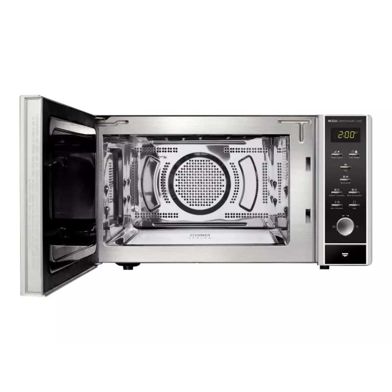Caso MCG 25 mikrobangų krosnelė su konvekcija ir griliu, 25 L, 900 W, juoda