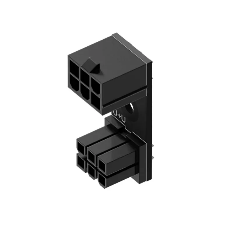 6 kontaktų PCIe 180° adapteris U+U Singularity (SC-A-PCIE6-UU) – 6 kontaktų PCI Express stačiu kampu adapteris