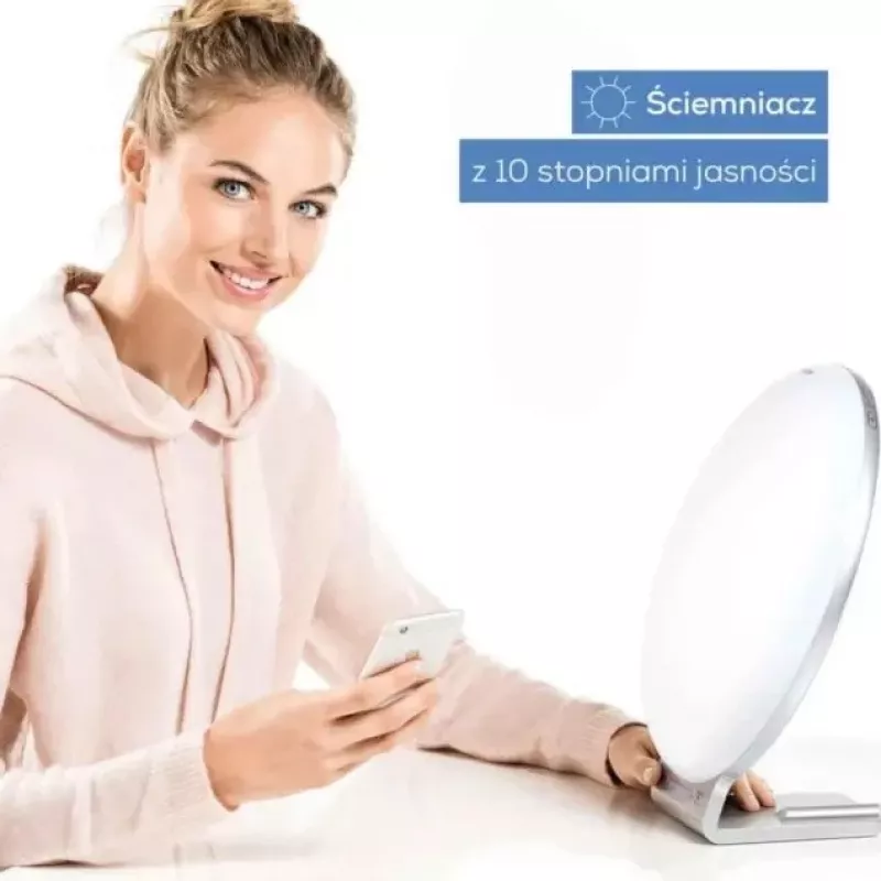 Šviesos terapijos lempa Beurer TL100 – 10 000 liuksų intensyvumas, energiją taupantis dizainas