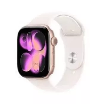 Išmanusis laikrodis Apple Watch S11 Cell 46 mm su sportiniu dirželiu, šviesiai rožinis