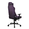 Žaidimų kėdė Arozzi Vernazza SoftFabric Violetinė – ergonomiškas dizainas, reguliuojamos porankiai ir aukštis