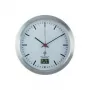 Sieninis laikrodis Renkforce E1003R – 17 cm skersmens, sidabrinis
