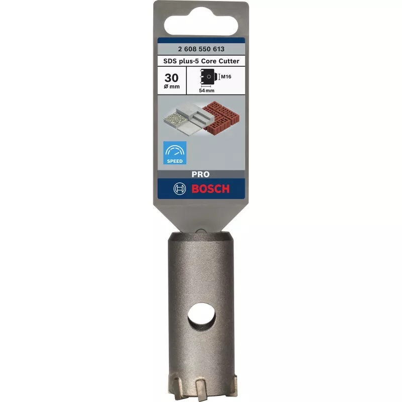 Bosch SDS plus-9 CoreCutters rinkinys, viengubas, gręžtuvui, metalui, 80 g, 1 vnt.