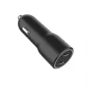 Automobilinis maitinimo adapteris Gembird TA-UC-C2PD40-CAR-01 (40W, 2xUSB-C PD) juodas