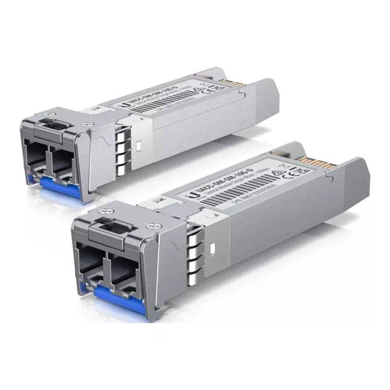 SFP+ šviesolaidinis siųstuvas-imtuvas Ubiquiti UACC-OM-SM-10G-D-2 10 Gbps 1310 nm LC vienmodis 10 km (2 vnt. pakuotė)