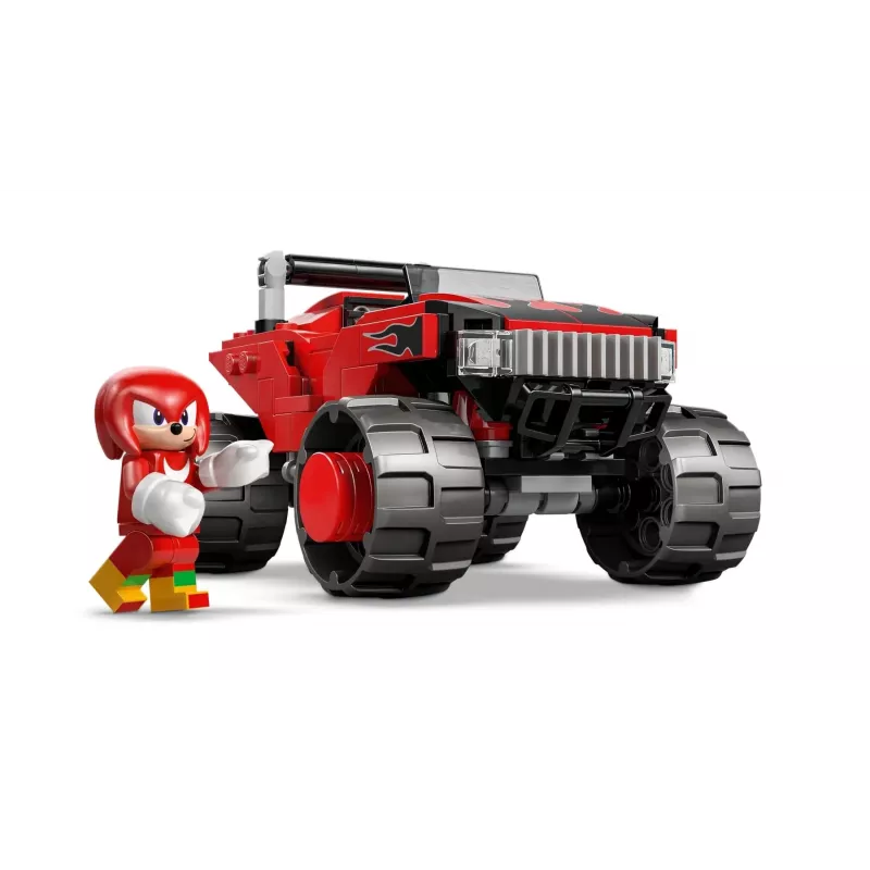 LEGO SONIC THE HEDGEHOG 77118 Silver'o automobilis prieš Knuckles'o monstrų sunkvežimį