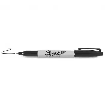 Sharpie smulkus nuolatinis žymeklis, juodas, 12 vnt